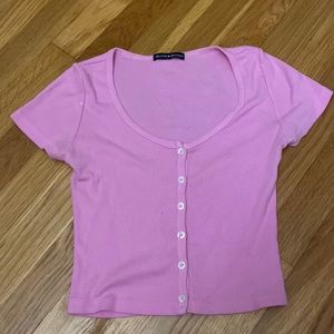 Brandy Melville Pink Zelly Top